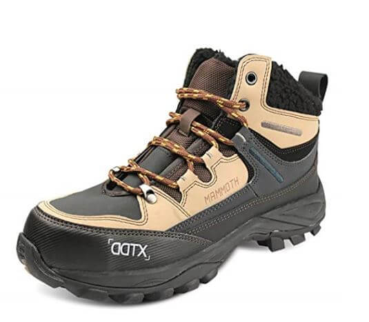 Men Work Safety Boots Winter DDTX Steel Toe MXIE