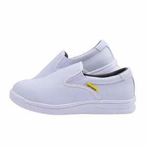 DDTX Lightweight Work Kitchen Chef Shoes for Men and Women SRC Anti-Slip White CF450W